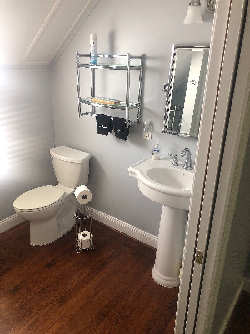 Upstairs bathroom.