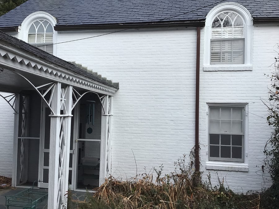 Back entrance.