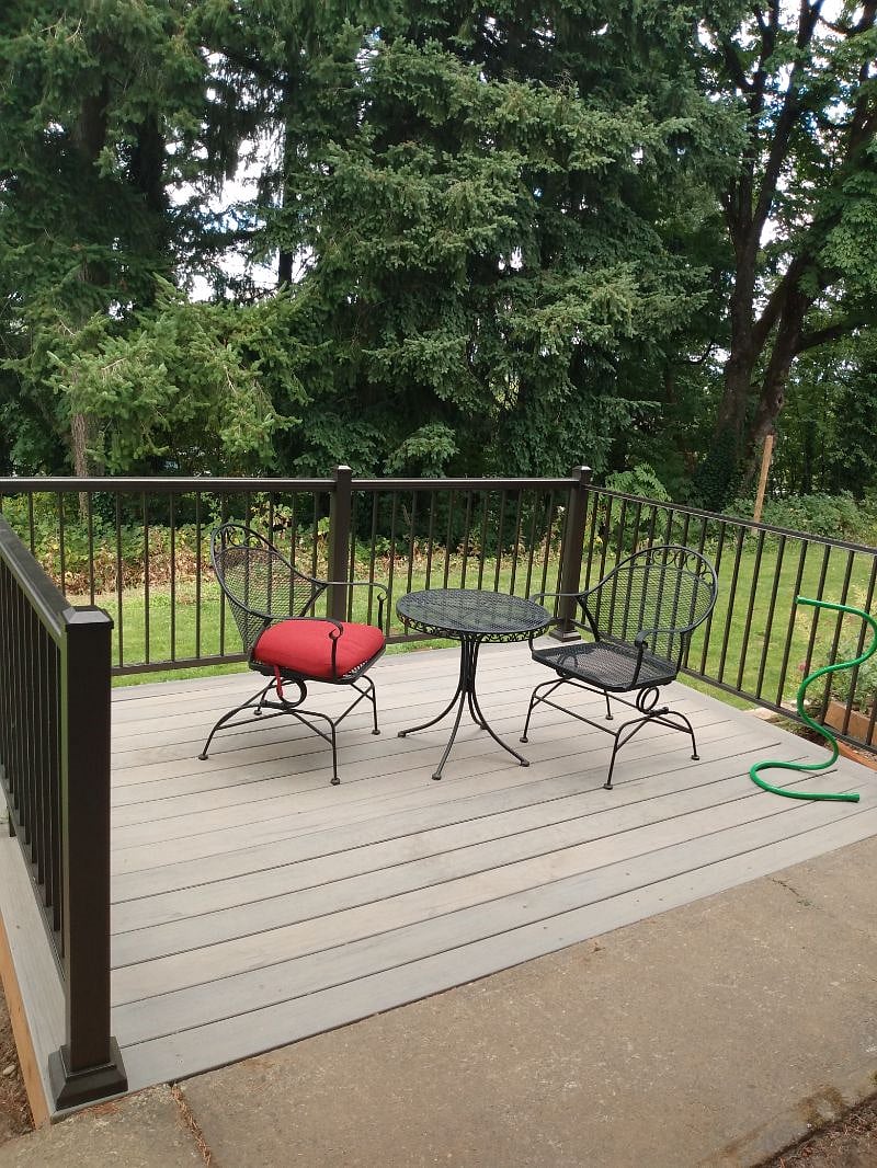 Private deck just outside your door