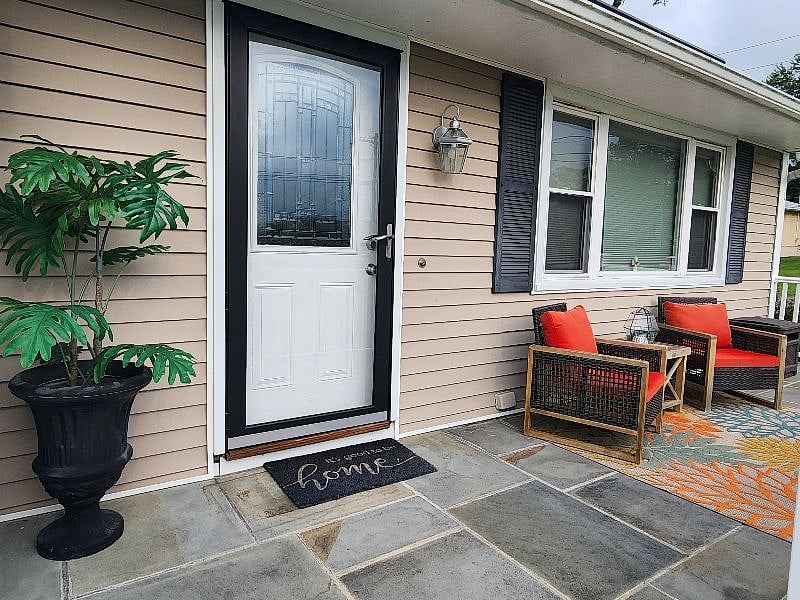 Front porch.