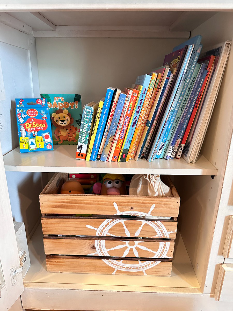 Kids books for use while staying at our home!