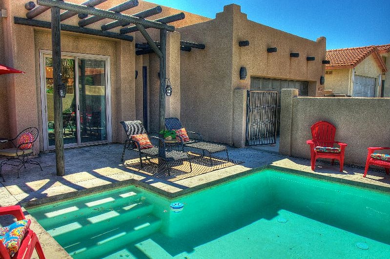Private pool easily accessed from main living area of home