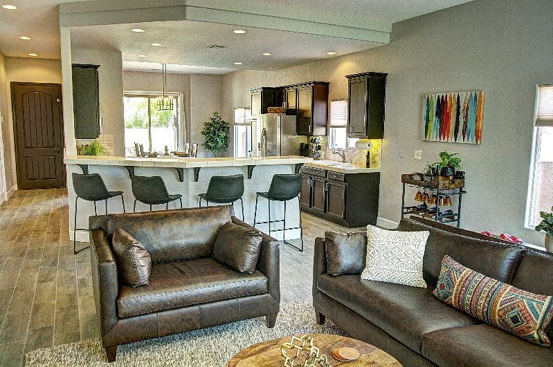 Plenty of room to relax, gather or dine