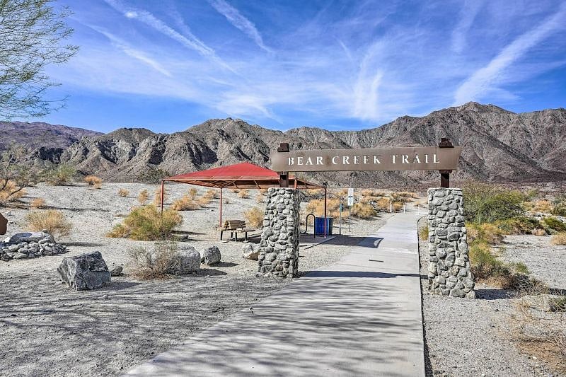 A quick walk or bike to awesome hiking and biking trails