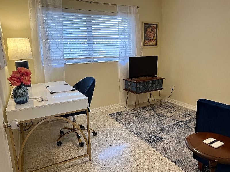 Need a place to work or feel like watching something different? Escape to our Lounge/Study for perfect quiet spot for productivity or solitude.