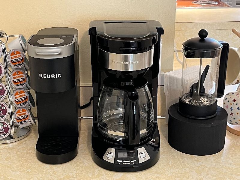 Keurig, automatic drip, or French press! The choice is yours!