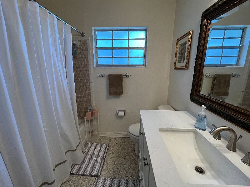 Our very spacious second bathroom!