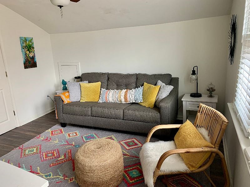 Den/living area with sleeper sofa