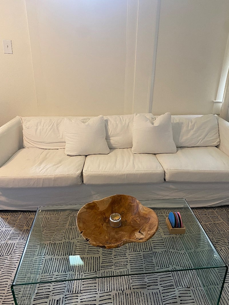 Most important part of the home - an extremely comfy couch!