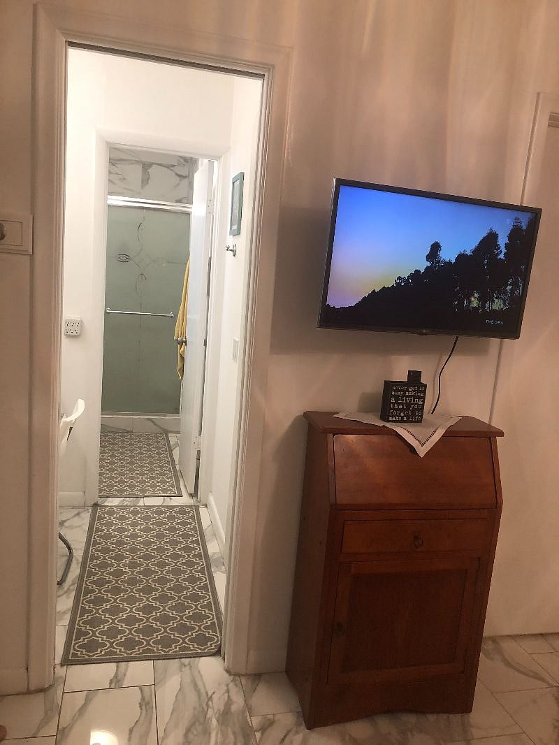 Bathroom Hallway with closet space