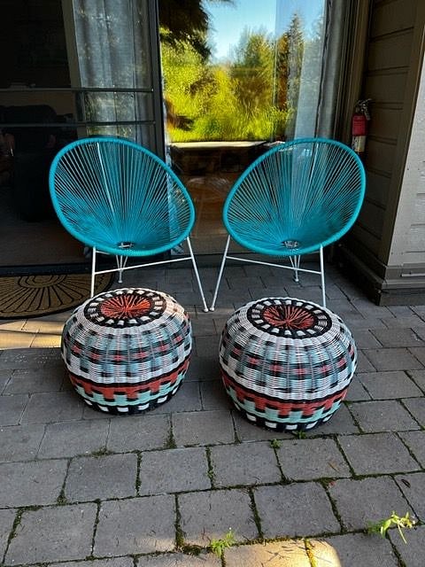 Patio furniture (may be inside during the winter)