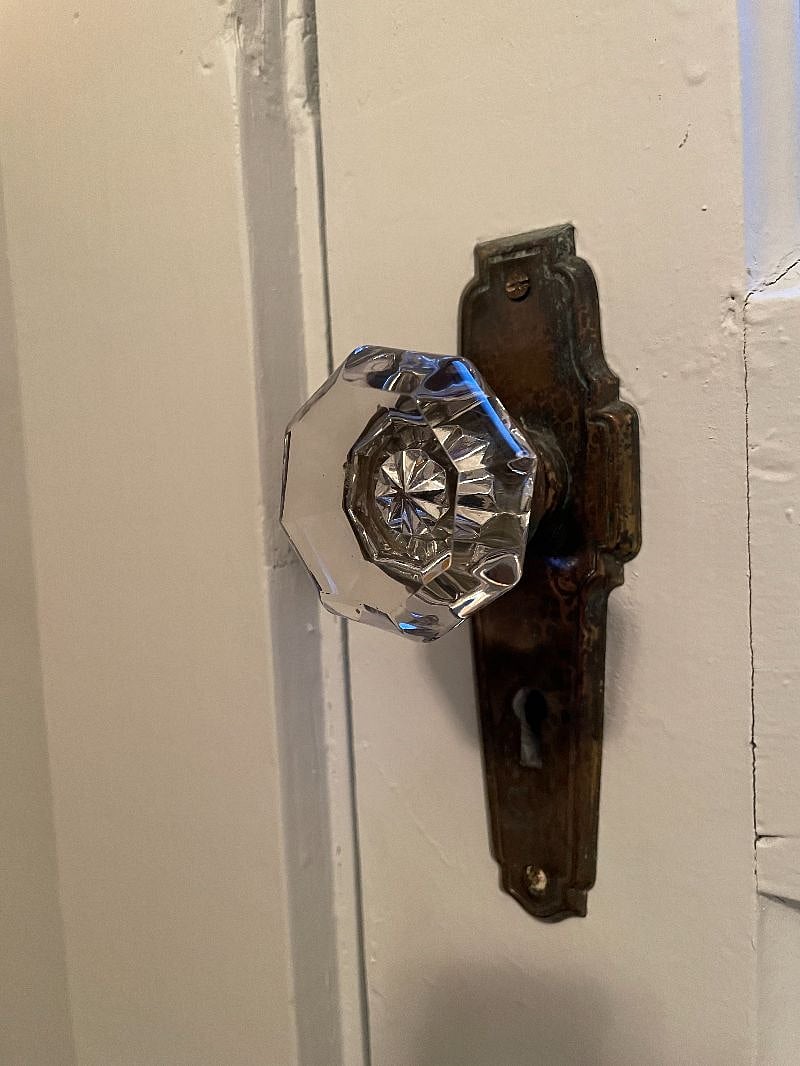 Historic knobs throughout