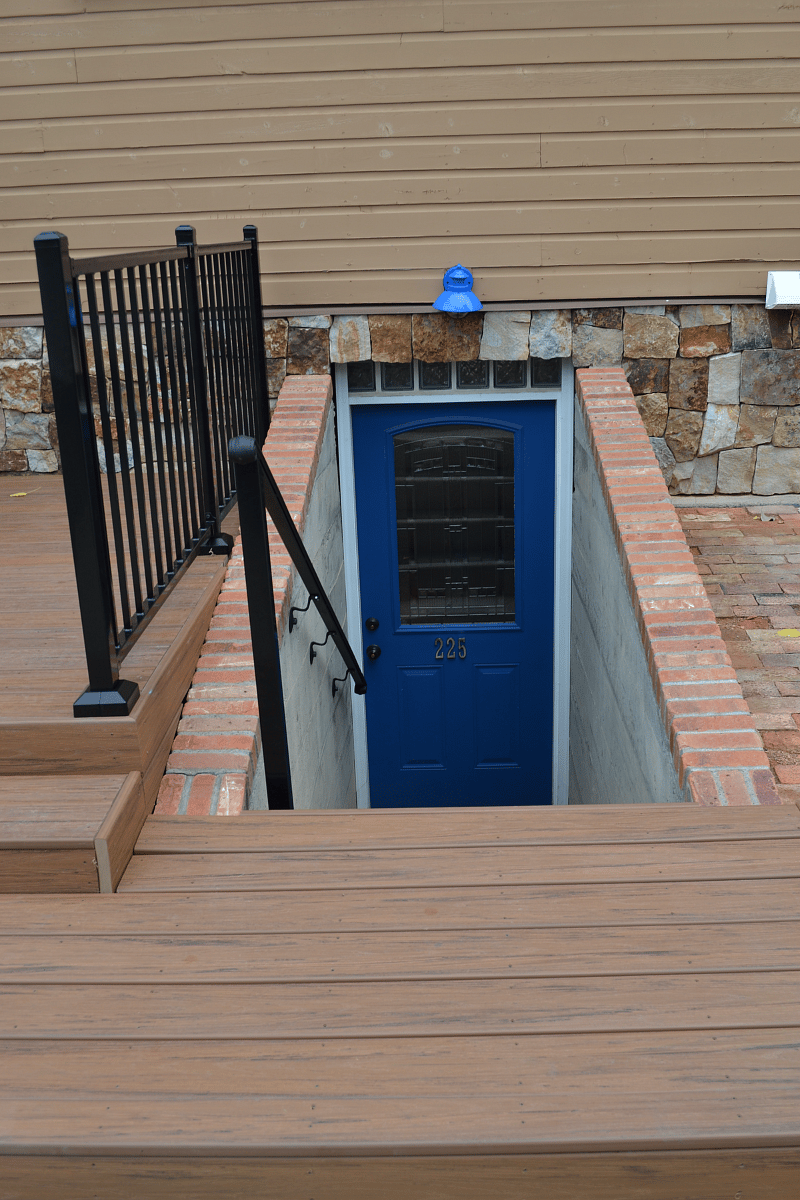 Private Entrance with digital/keyed locking mechanism.