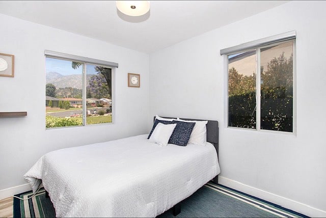 #3 Bedroom: 1 Queen bed, dresser, closet.