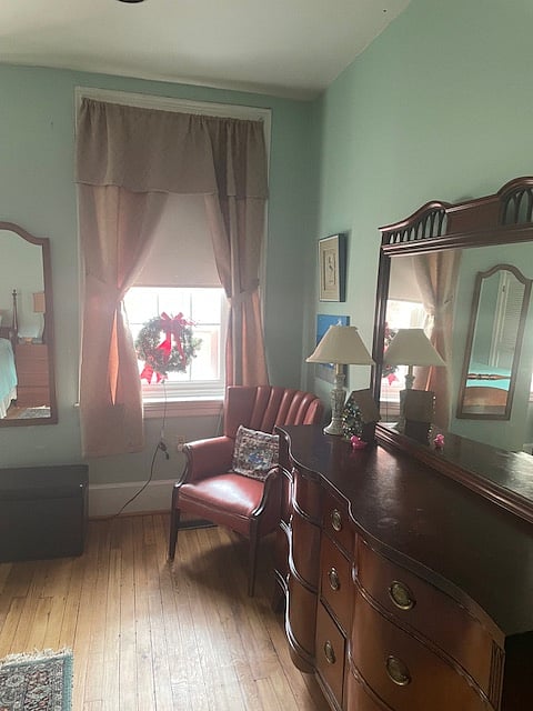 Sitting area in tenant's bedroom