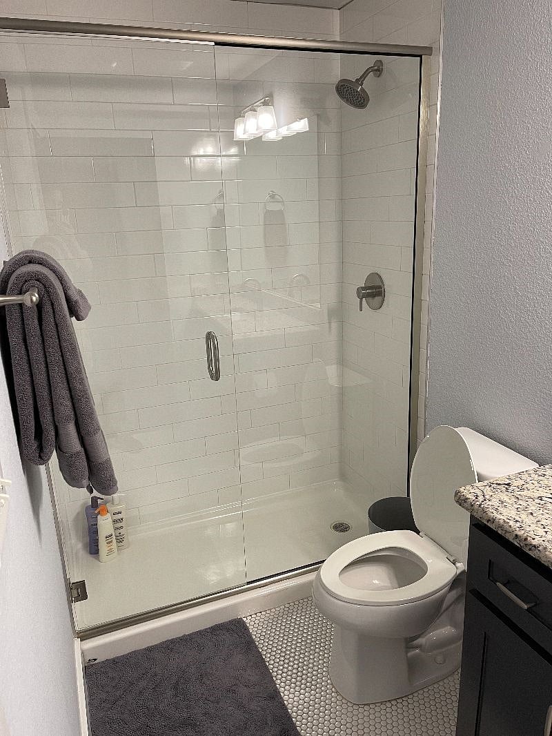 Tall Walk-In Shower