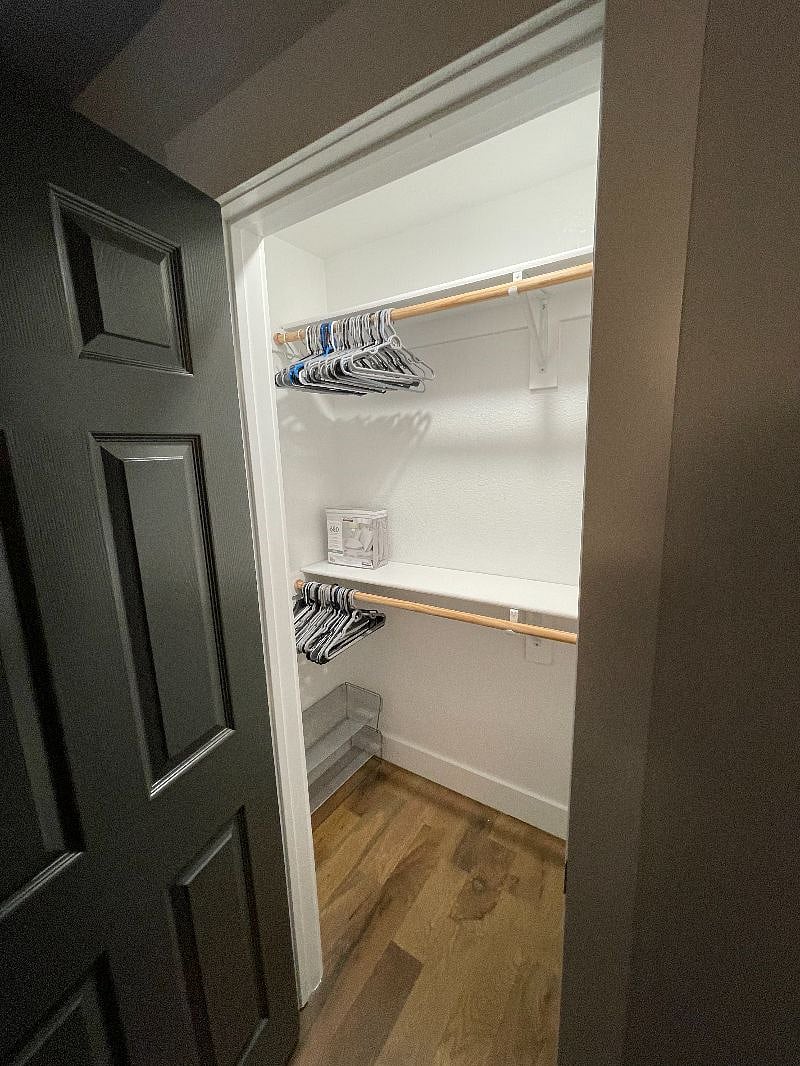 Large Closet with Hangers
