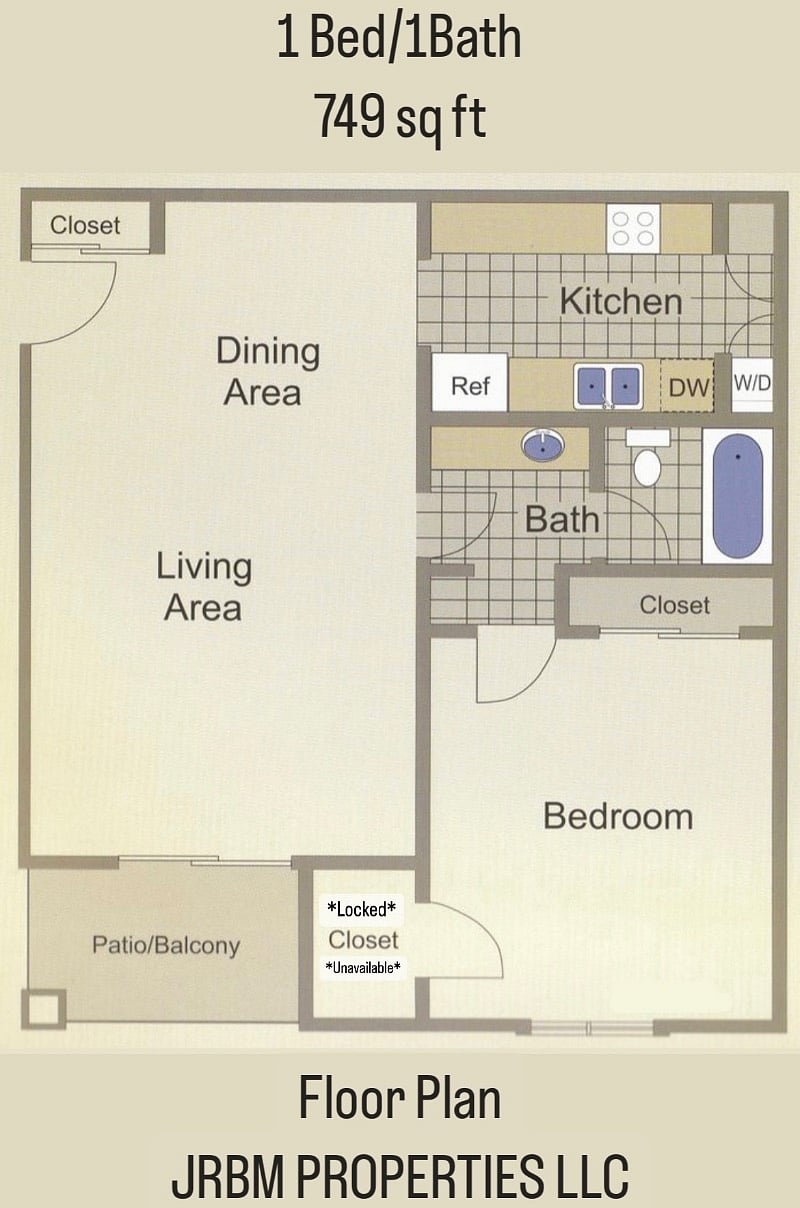 Floor plan of Condo