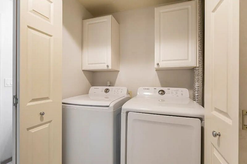 On-site laundry facilities for guests' comfort