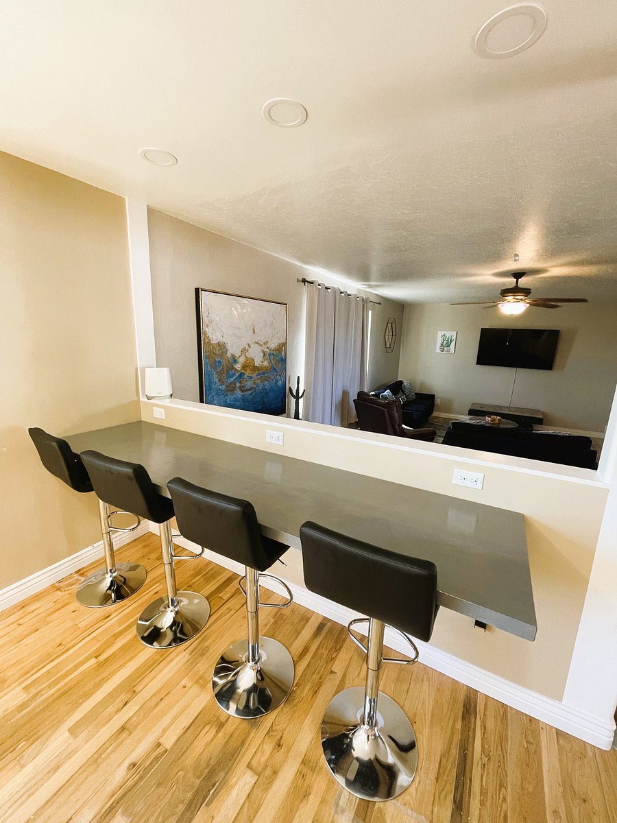 great space for working from home, desk area