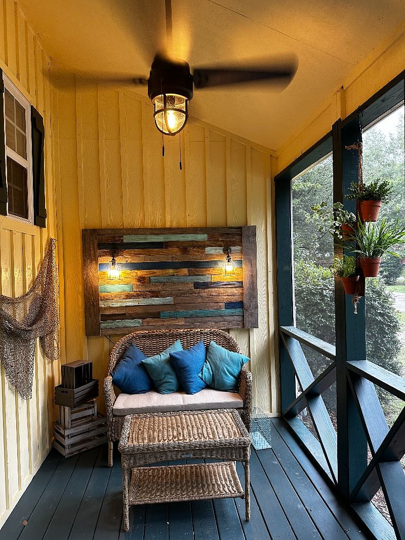 Back screened in porch