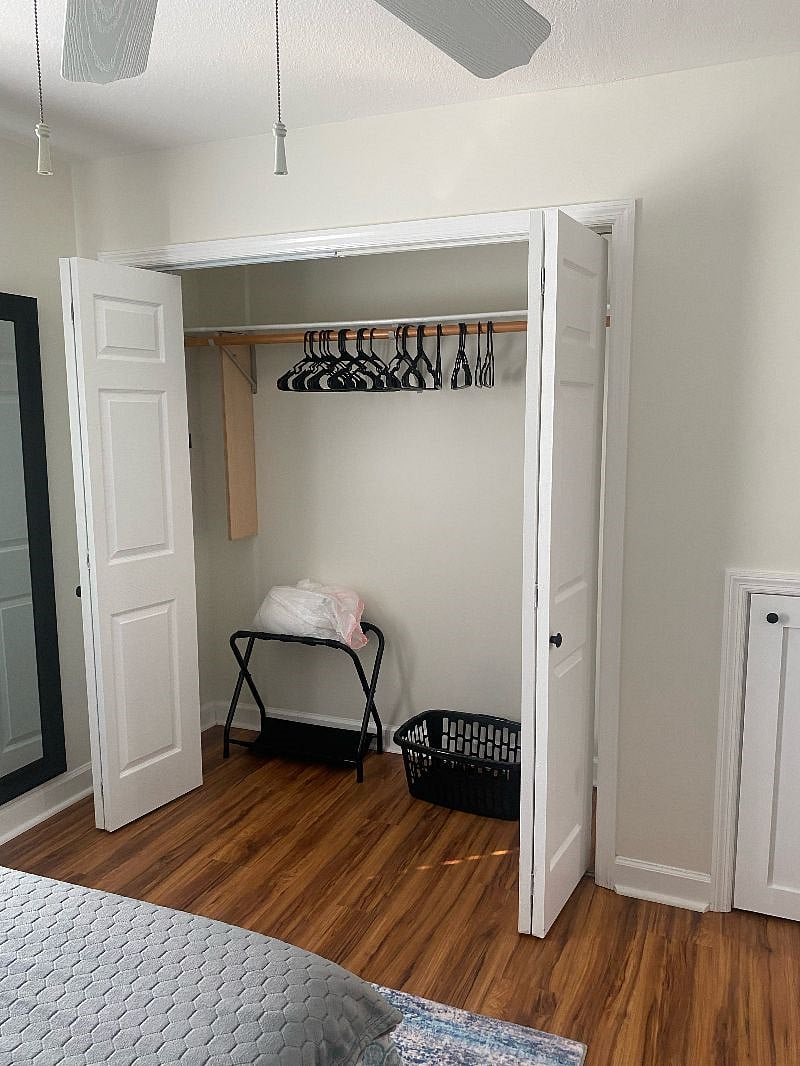 Downstairs bedroom closet