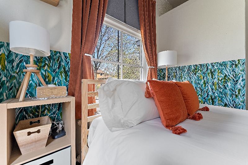 Dedicated AC unit, fan, and air purifier in your room makes your stay comfortable and safe. Multiple mirrors help you look your best no matter the occasion.