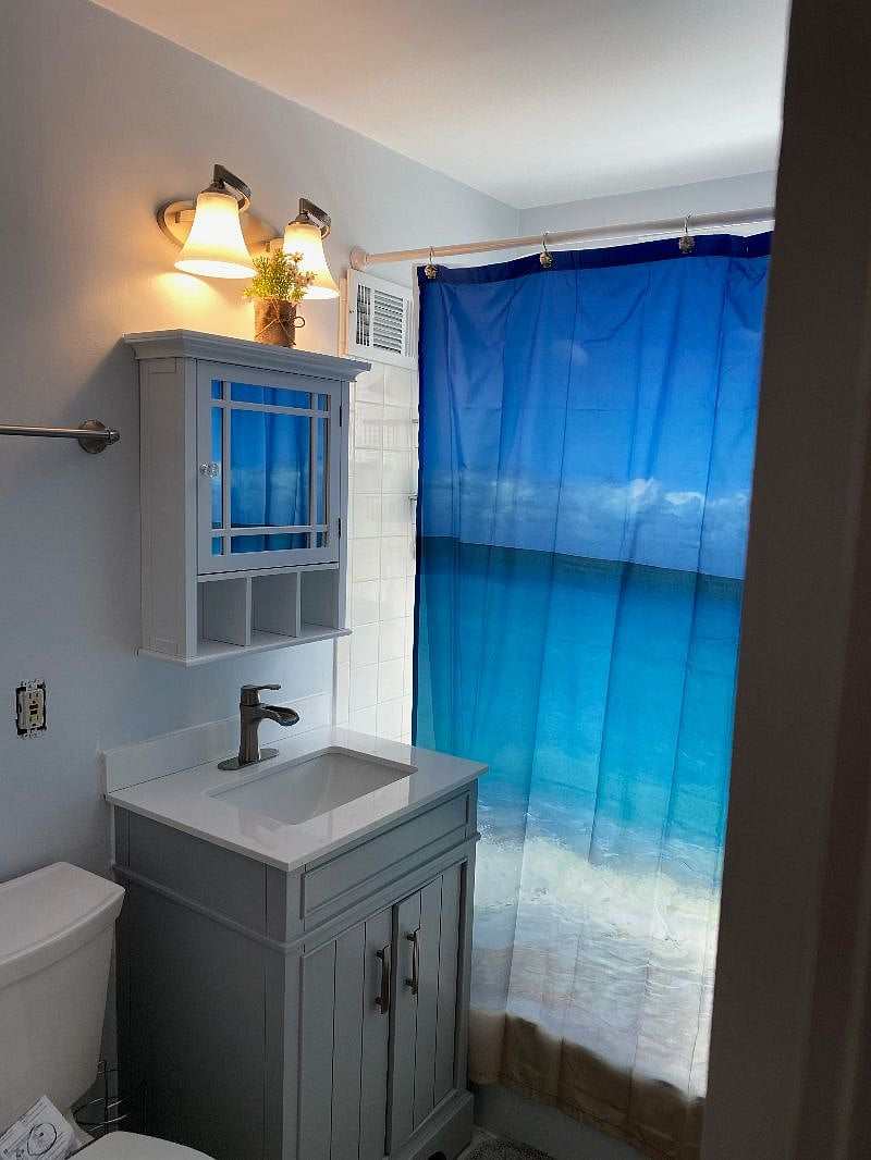 Bathroom : Full Bath
New Shower Curtain & Liners.
Starter supplies included