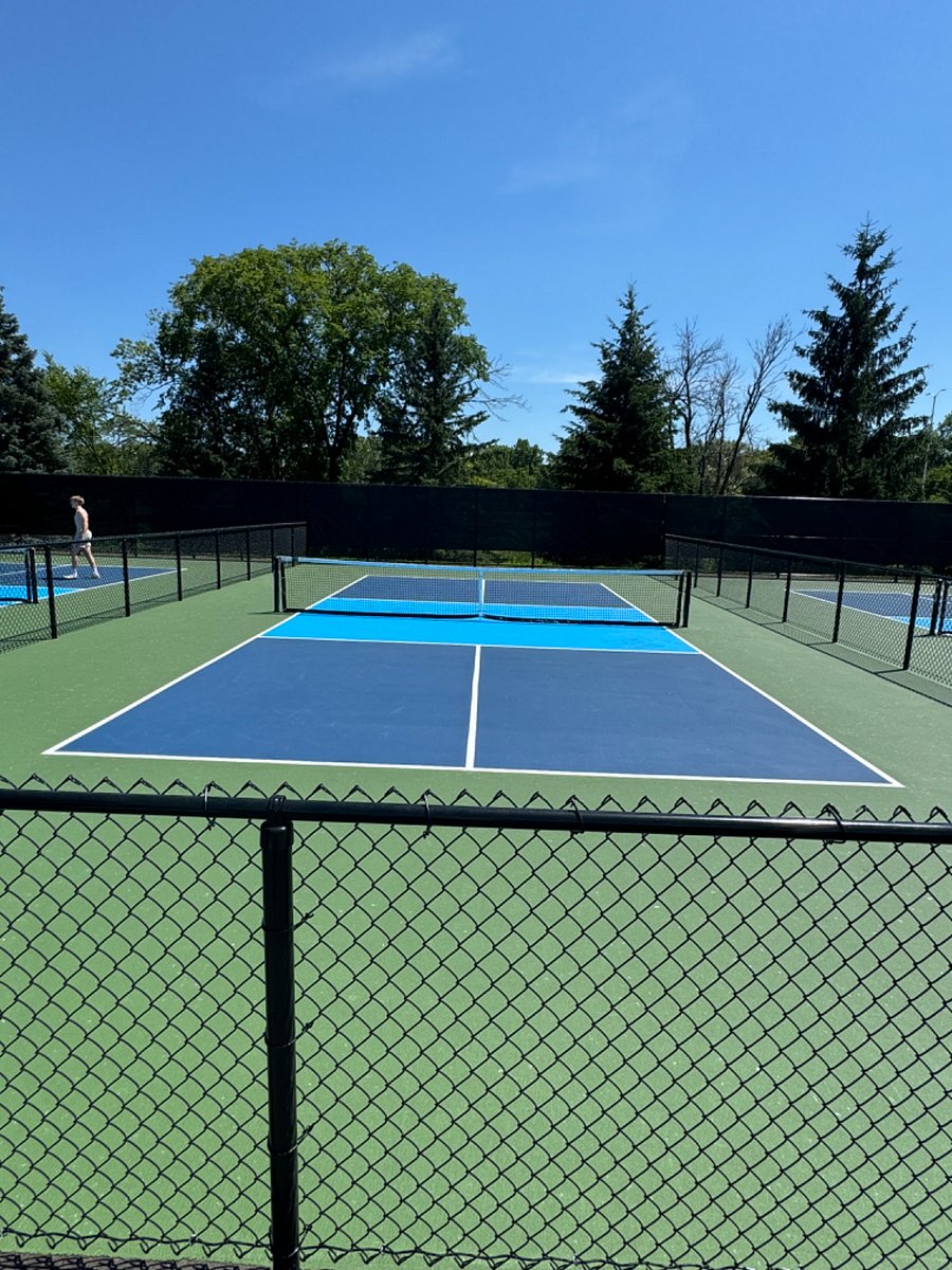 Brand new Pickleball courts less than a mile up Bike trail .