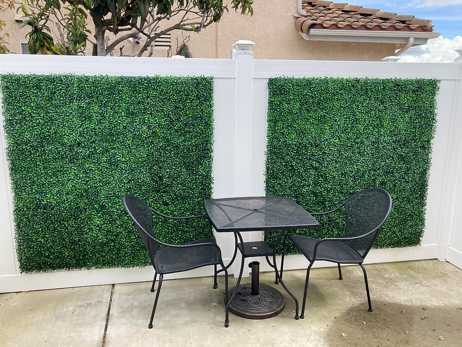 Private Patio with seating