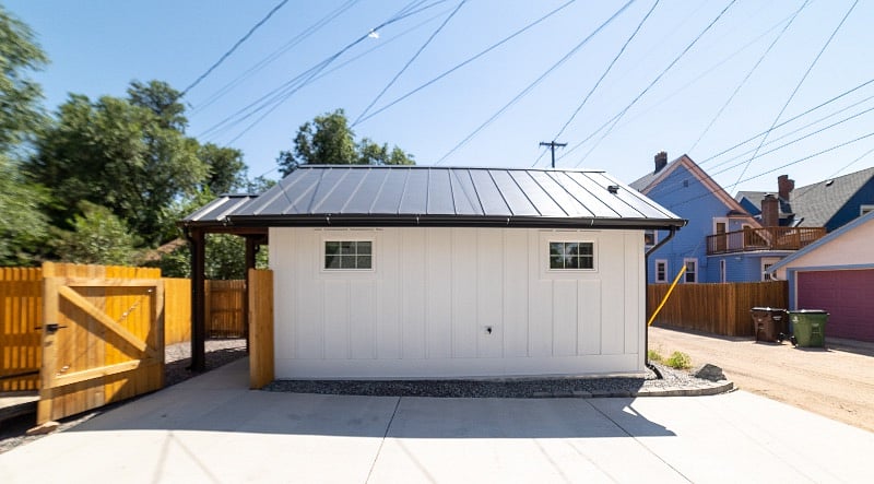 The Loft exterior with dedicated parking space!