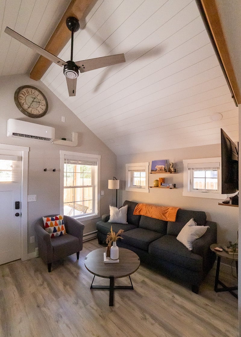 Living area with lots of natural light!