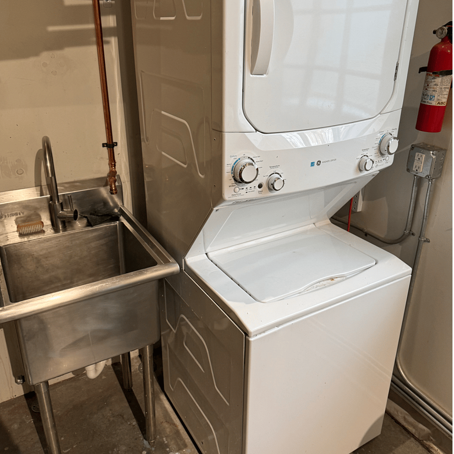 Dedicated washer/dryer