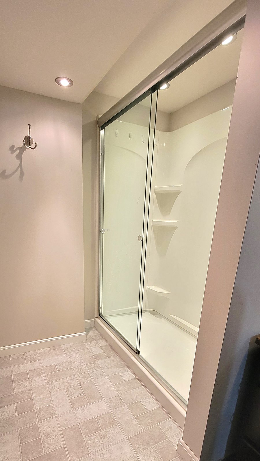 Basement shower (separate from the bathroom)