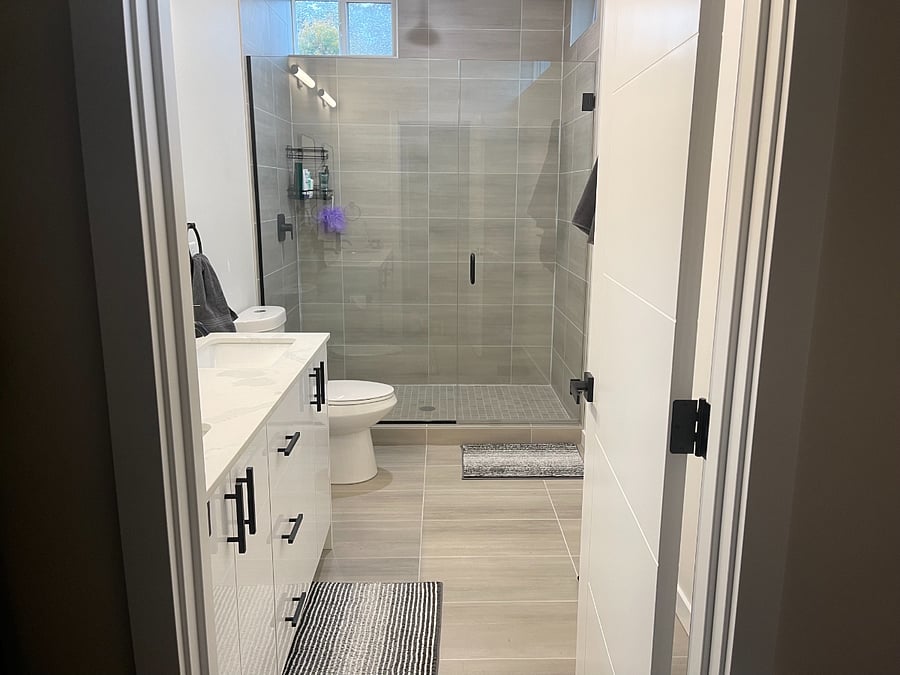 Master bathroom