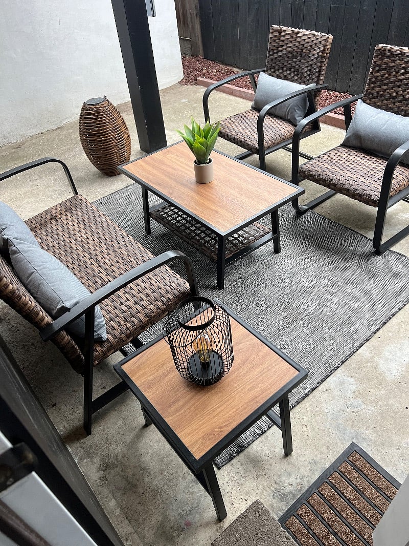 Back courtyard