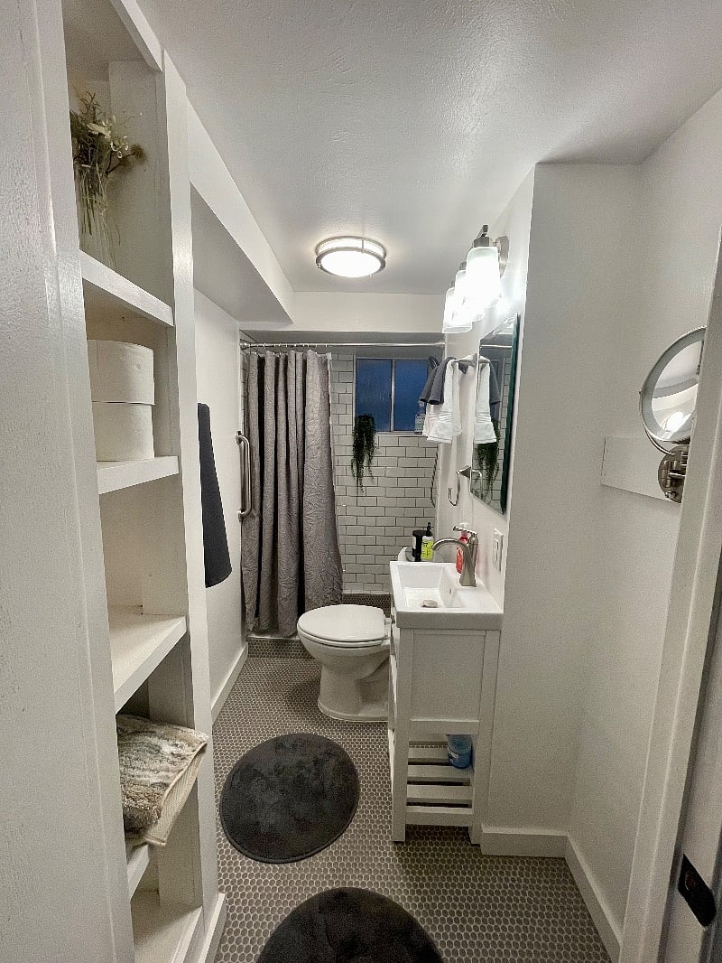 Completely remodeled bathroom