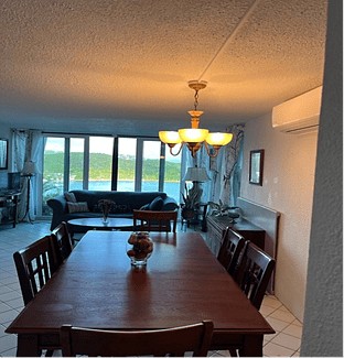 Open dining and living 