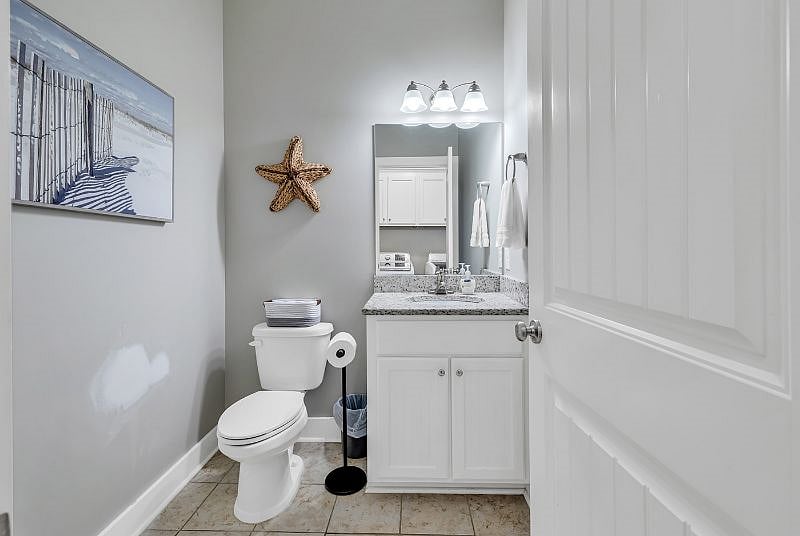 Convenient powder bath 