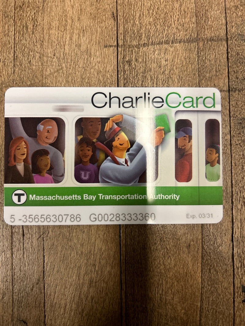 This is a Charlie card used for the T and bus.
