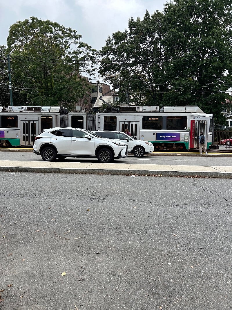 Chestnut Hill T stop right outside!