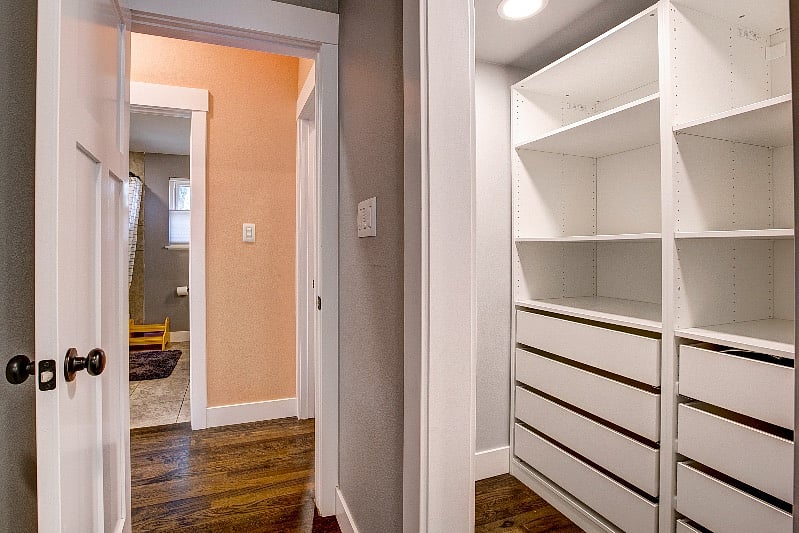 Closet in Secondary Bedroom