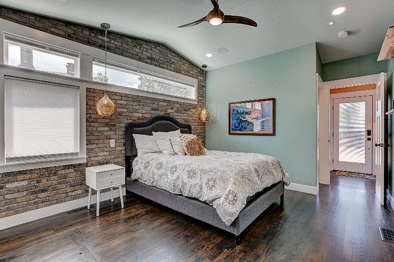 Primary bedroom with Queen sized bed
