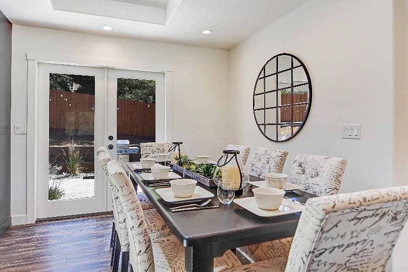 Dinning table seating for 8