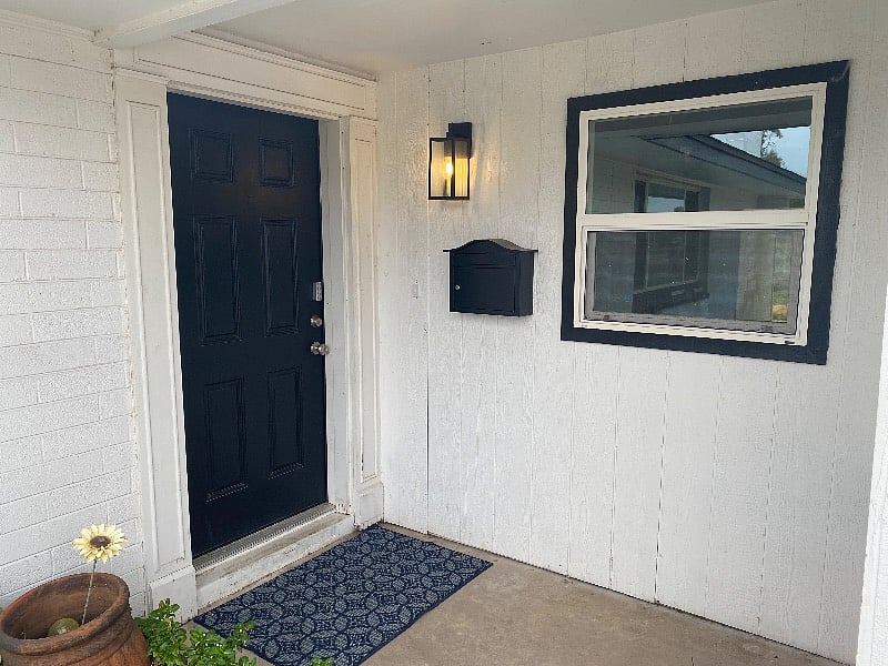 Main entrance door