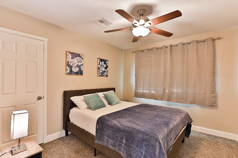 Bedroom # 2 with queen size bed