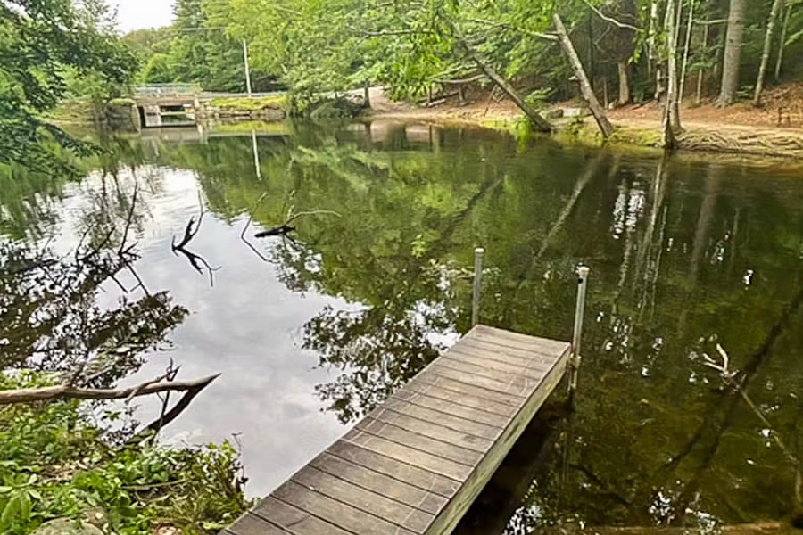Local Swimming Hole across from dock