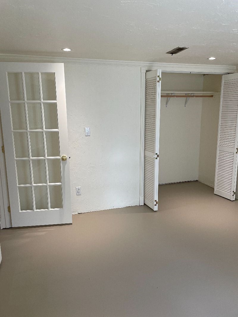 large bedroom closet