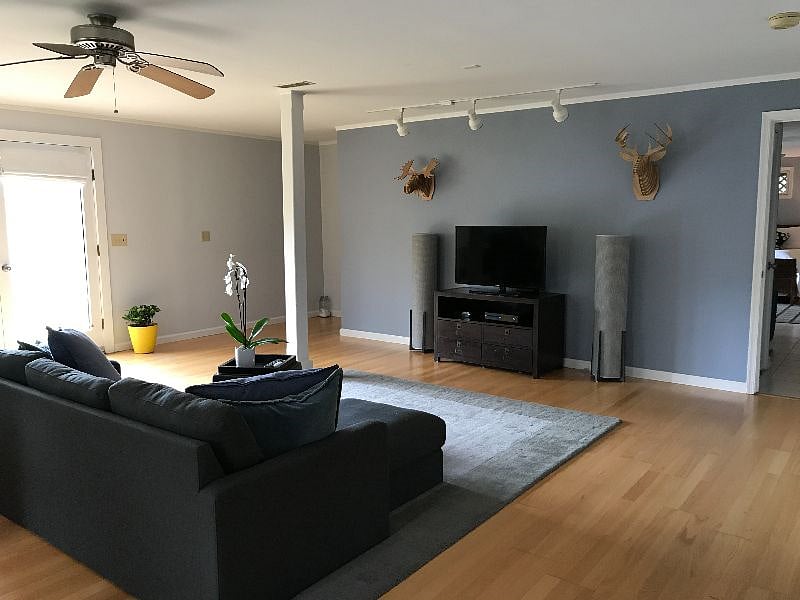 terrace level great room tv area