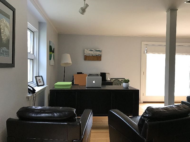 terrace level office area